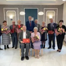View photo: Osiecznica Municipality: Long-Married Couples Honored
