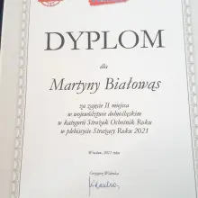 Zobacz zdjęcie: Martyna Białowąs uhonorowana