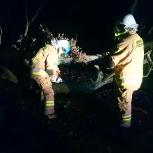 Zobacz zdjęcie: Akcja straży pożarnej w gminie Gromadka