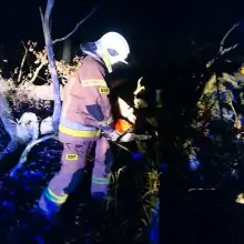 Zobacz zdjęcie: Akcja straży pożarnej w gminie Gromadka