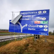 Zobacz zdjęcie: Działania strażaków na A4