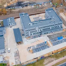 Zobacz zdjęcie: Budowa siedziby bolesławieckiej policji (stan na 14 listopada 2021)