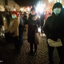 Zobacz zdjęcie: Protest przeciwko lex TVN na bolesławieckim rynku