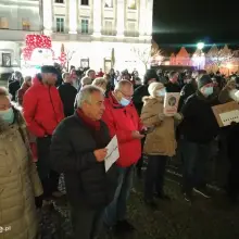 Zobacz zdjęcie: Protest przeciwko lex TVN na bolesławieckim rynku