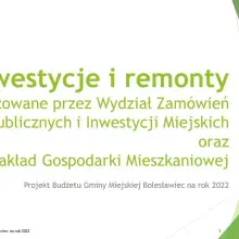 Zobacz zdjęcie: Prezentacja dotycząca budżetu Miasta Bolesławiec na ten rok