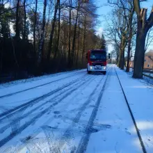 Zobacz zdjęcie: Akcja straży pożarnej w gminie Gromadka