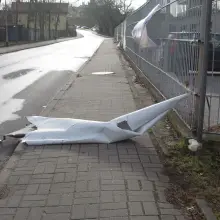 Zobacz zdjęcie: Potwornie wieje w Bolesławcu