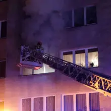 Zobacz zdjęcie: Pożar mieszkania w budynku na alei Wojska Polskiego w Bolesławcu