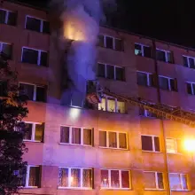 Zobacz zdjęcie: Pożar mieszkania w budynku na alei Wojska Polskiego w Bolesławcu