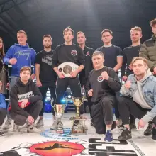 Zobacz zdjęcie: Kamil Dychała, zawodnik klubu Korio Bolesławiec, mistrzem Polski w K-1
