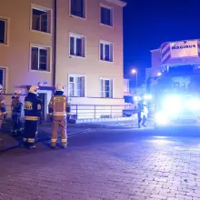 Zobacz zdjęcie: Pożar w budynku przy ulicy Teatralnej w Bolesławcu