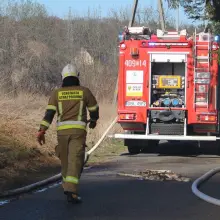 Zobacz zdjęcie: Pożar w Bożejowicach. Na miejscu pięć zastępów straży pożarnej