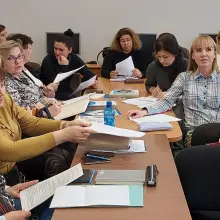 Zobacz zdjęcie: Powiatowe Centrum Edukacji i Kształcenia Kadr w Bolesławcu zorganizowało podstawowy kurs języka ukraińskiego