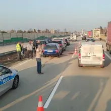 Zobacz zdjęcie: Karambol na A4. Zderzyło się pięć pojazdów