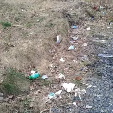 Zobacz zdjęcie: Śmieci koło obwodnicy Bolesławca