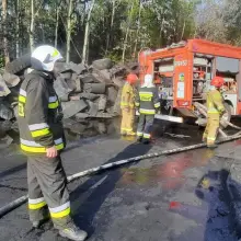 Zobacz zdjęcie: Pożar w zakładzie w Wilkowie