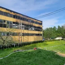 Zobacz zdjęcie: Pożar w zakładzie w Wilkowie