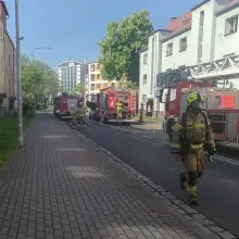 Zobacz zdjęcie: Pożar przy Żwirki i Wigury w Bolesławcu