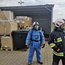 Zobacz zdjęcie: Akcja straży pożarnej na strefie