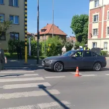 Zobacz zdjęcie: Zdarzenie przy ul. Chrobrego w Bolesławcu