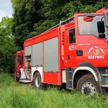 Zobacz zdjęcie: Akcja straży pożarnej w gminie Gromadka