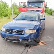Zobacz zdjęcie: Kolizja pojazdów na osiedlu Kwiatowym