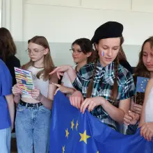 Zobacz zdjęcie: W Szkole Podstawowej nr 4 przy ul. Bielskiej zorganizowano dwudniowe obchody Dni Europy.