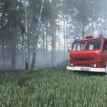 Zobacz zdjęcie: Akcja straży pożarnej w Szczytnicy