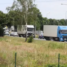 Zobacz zdjęcie: Korki na wjedzie do Bolesławca