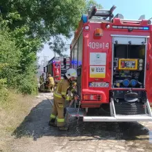 Zobacz zdjęcie: Pożar przy ul. Modłowej w Bolesławcu