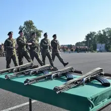 Zobacz zdjęcie: Apel w 23 Śląskim Pułku Artylerii