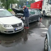 Zobacz zdjęcie: Kolizja na skrzyżowaniu Wróblewskiego i Dolne Młyny
