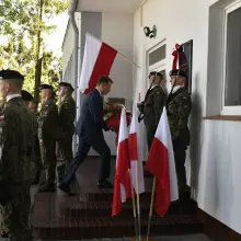 Zobacz zdjęcie: Uroczystość upamiętniająca śp. por. Łukasza Kurowskiego