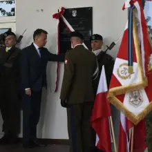 Zobacz zdjęcie: Uroczystość upamiętniająca śp. por. Łukasza Kurowskiego