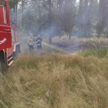 Zobacz zdjęcie: Akcja straży pożarnej w miejscowości Motyle