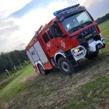 Zobacz zdjęcie: Akcja straży pożarnej w miejscowości Kraśnik Górny