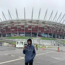 Zobacz zdjęcie: Wojtek Stefańczyk, gitarzysta z Bolesławca, zagrał na PGE Narodowym