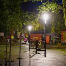 Zobacz zdjęcie: Park Bonina oświetlony