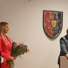 Zobacz zdjęcie: Uroczystość na sesji Rady Powiatu Bolesławieckiego