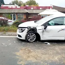 Zobacz zdjęcie: Zderzenie dwóch samochodów w Kruszynie. Droga jest zablokowana