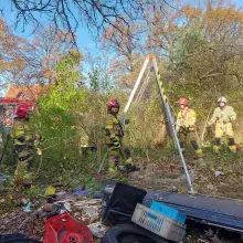 Zobacz zdjęcie: Akcja straży pożarnej w miejscowości Kliczków