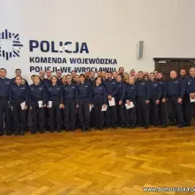 Zobacz zdjęcie: Uroczystość w KWP Wrocław