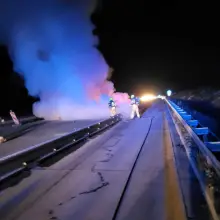 Zobacz zdjęcie: Akcja służb na A18