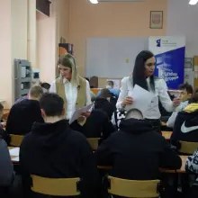 Zobacz zdjęcie: Lekcja o Unii w Zespole Szkół Elektryczno-Mechanicznych w Legnicy