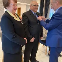 Zobacz zdjęcie: Siedem par z gminy Osiecznica uhonorowanych przez prezydenta Andrzeja Dudę