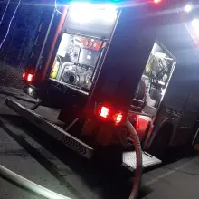 Zobacz zdjęcie: Akcja straży pożarnej na strefie