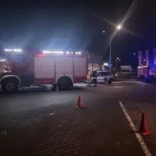 Zobacz zdjęcie: Akcja straży pożarnej w strefie
