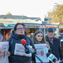 Переглянути фотографію: Депутатки Нової Лівиці Małgorzata Sekuła-Szmajdzińska та Anita Kucharska-Dziedzic у Болеславці
