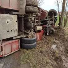 Zobacz zdjęcie: Wypadek strażaków w powiecie legnickim