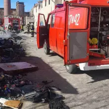 Zobacz zdjęcie: Pożar w dawnej klinkierni w Nowogrodźcu